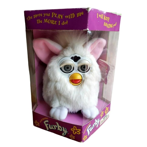 Tiger Electronics | Toys | Vintage 998 Tiger Electronics  Vintage 1998 Tiger Electronics FURBY Model 70-800 White W/ Pink Ears Brand New